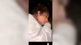 Curly Hair Chick Getting Deepthroat Fuck in Car Video