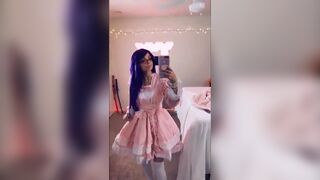 PeachTot Nude Cosplay Dildo Masturbation Snapchat Video