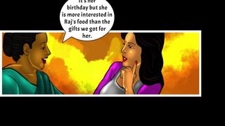 Savita Bhabhi tells the story of her virginity to Shobha and Varun
 Indian Video