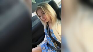 Kittycatjenna Boobs Touching In The Car