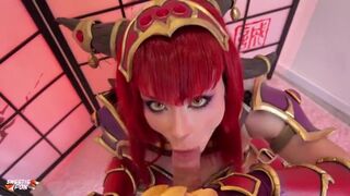 Sweetie Fox Porn Cosplayer Deepthroats and Hard Fucks Cock POV