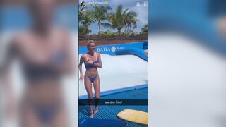 Gorgeous Dixie D’Amelio Bikini Surf Pool Video Leaked