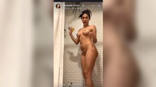 Gorgeous Amanda Trivizas Nude Shower Livestream Video Premium