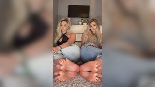 Goddesslila2003 Pretty Blonde Twins Feet Worship Onlyfans Video