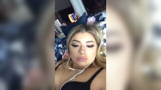 Hot Cute blonde fingering herself on periscope