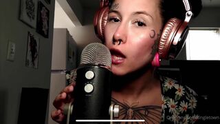 Tingletown Tatted Whore Light Moaning And Ear Licking ASMR OnlyFans Video