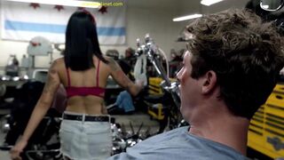 Hot HD Levy Tran Porn On A Motorcycle In Shameless – Free