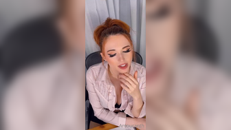 Amouranth Amazing Secretary Seduces a Worker and Riding His Cock till Cums Onlyfans Video