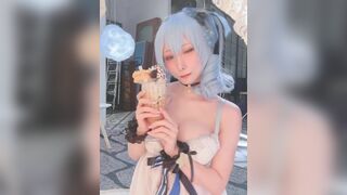 Haneame Patreon Hot Asian Cosplay Bikini Leaked Video