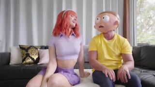 Jessica’s Ass Banged in POV Rick & Morty Cosplay Porno Movie