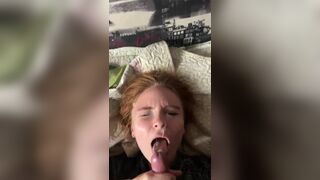 Nasty Babe Taking Huge Cum Shot On Cute Face Leaked Video