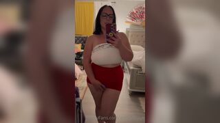 Adrianafaye Busty Slut Boob Drop in Mirror Onlyfans Video