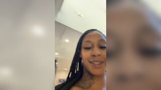 Officialmizztwerksum Gets Naked and Twerking Her Booty in Various Places Video