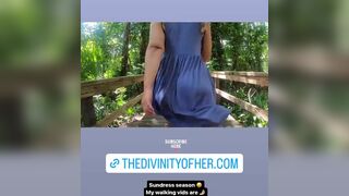 Thedivinityofher Sexy Thot Walking While Ass Clapping Video