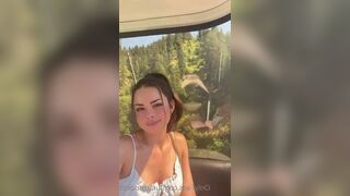 Lilgoddess Horny Babe Gets Naked And Shows Tits In Aerial Tramway OnlyFans Video