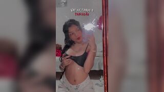 Dayanaalvear15 Teen Baby Love to Shows her Booty and Tits on Cam Video