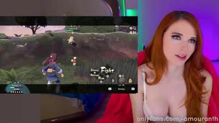 Amouranth Tittys And Pokemon, Closeup Topless Gameplay Livestream Onlyfans Leaked Video